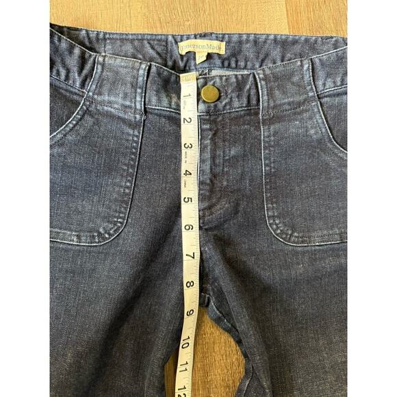 Emerson Made Jeans Dark Wash Mid Waist Flare Leg Boot Cut‎ Jeans Size 26 - Picture 4 of 7